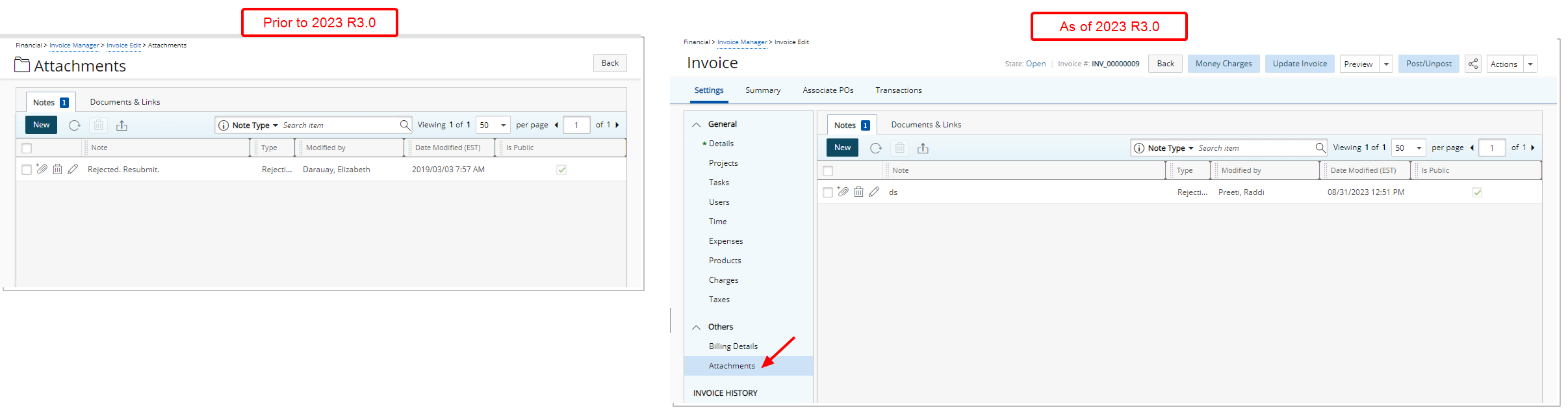 Invoice Edit Rennovation