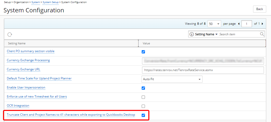 New option to Truncate long Client and Project names for QuickBooks Desktop Export 
