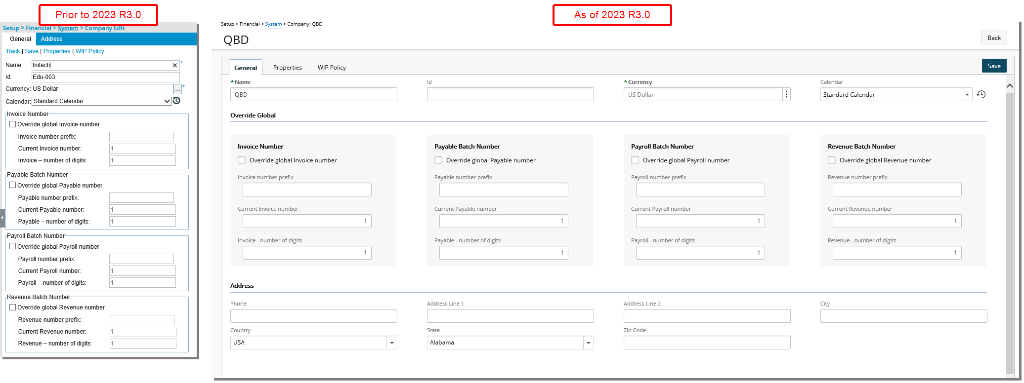 Invoice Edit Rennovation