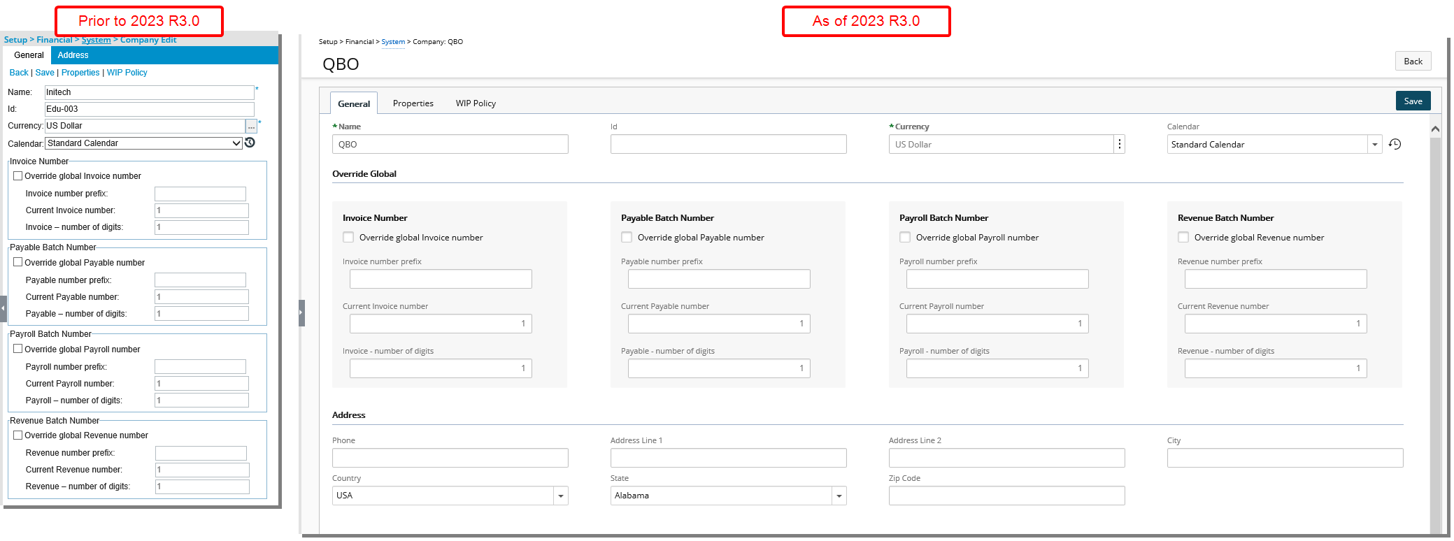 Invoice Edit Rennovation