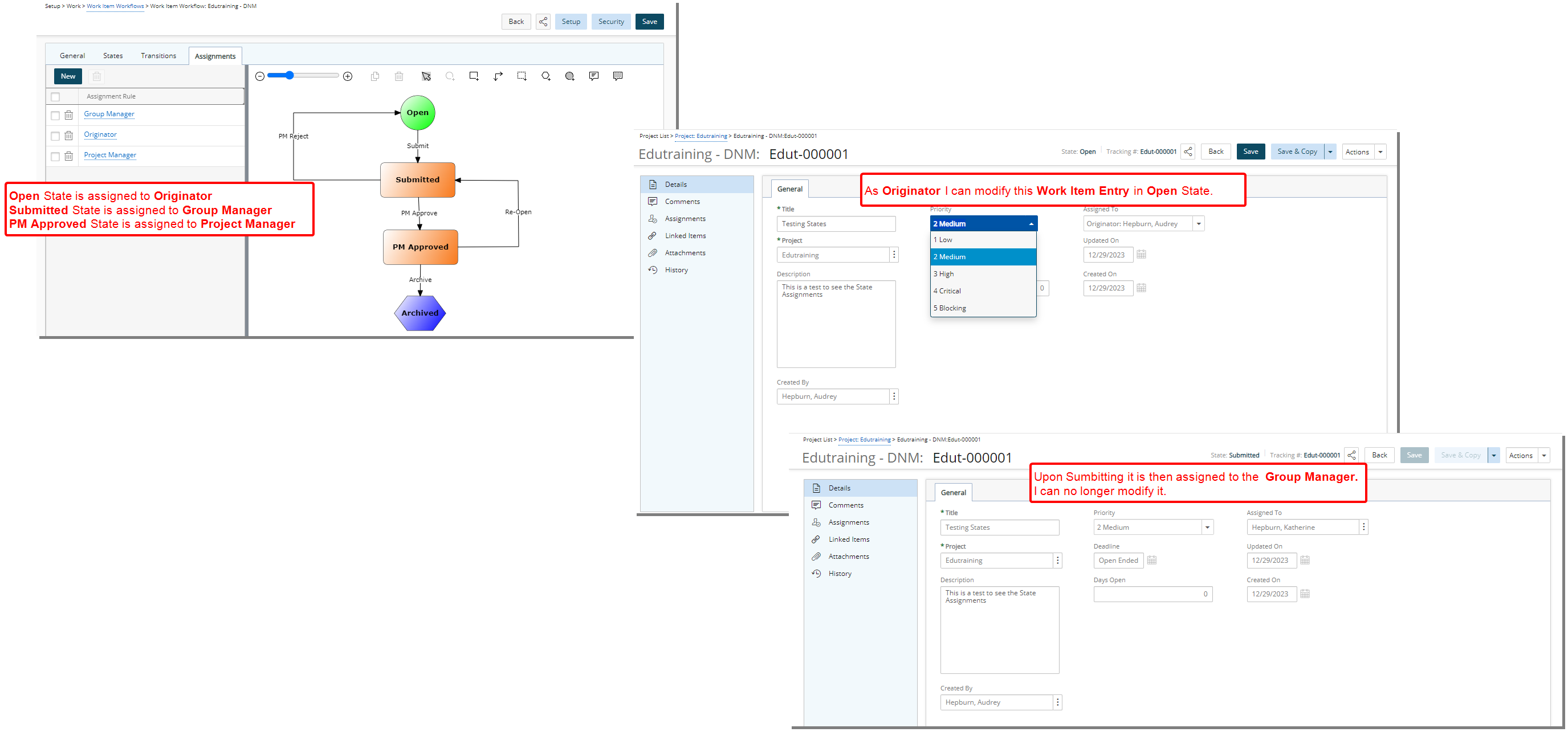 Restricting Work Item editing to assigned User(s)
