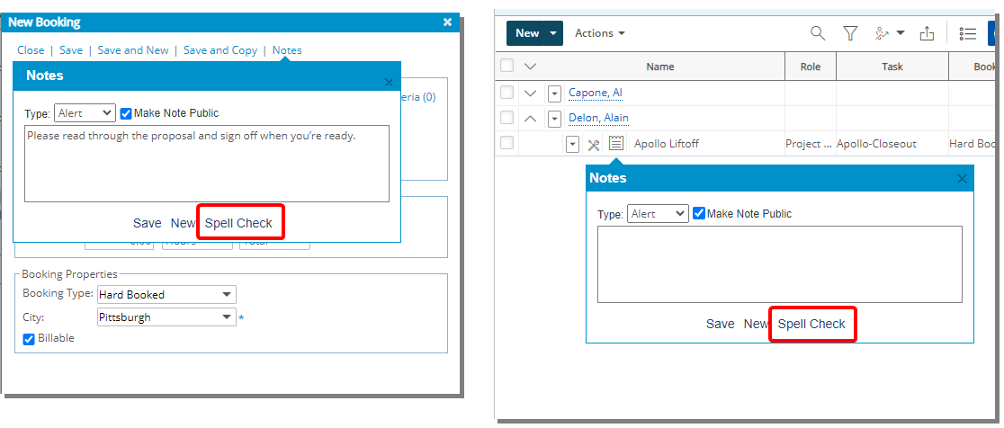 Deprecation of PSA Spellchecker in Notes Across Timesheet, Work Plans, and Financial Planner