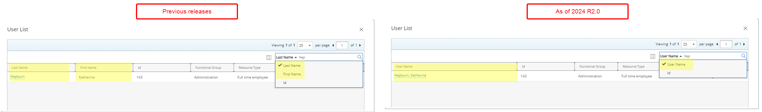 Search By User Name