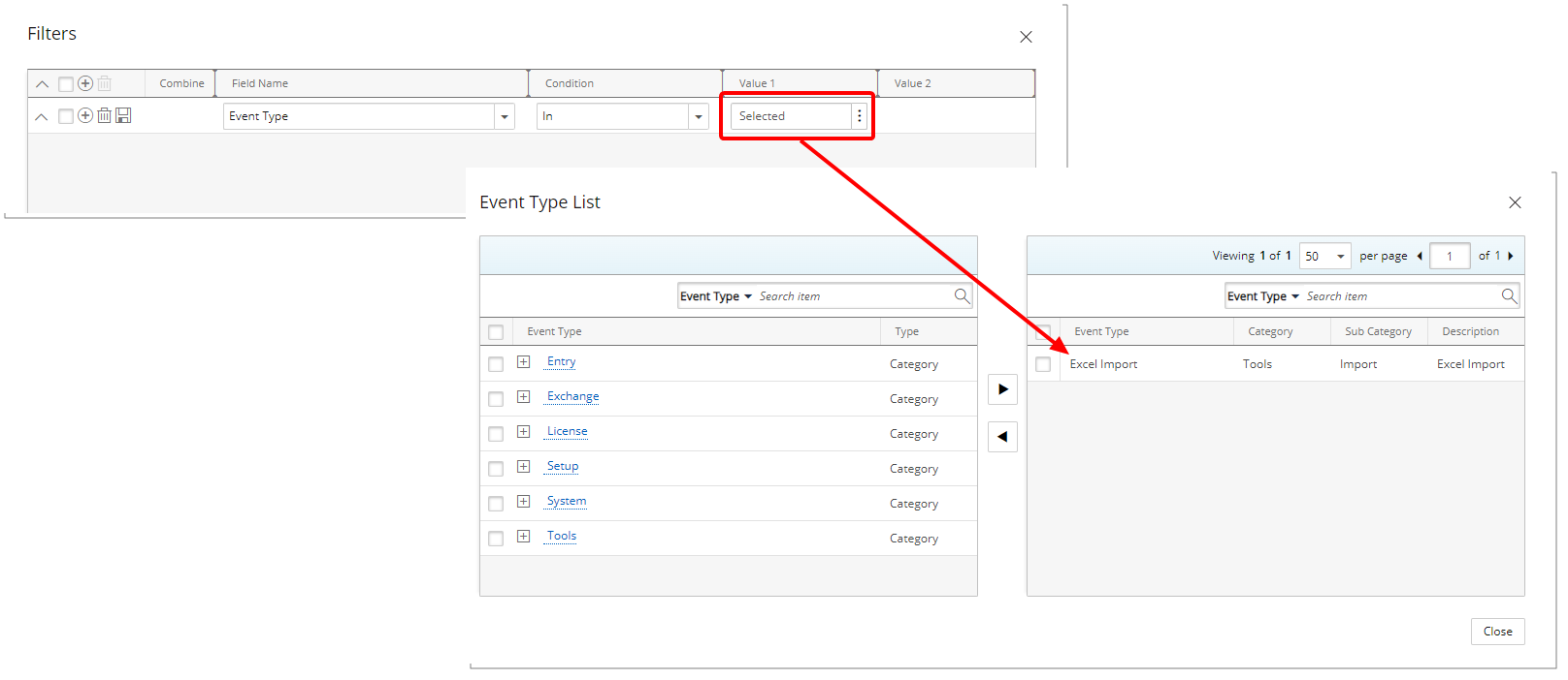 Auditing of Excel Import
