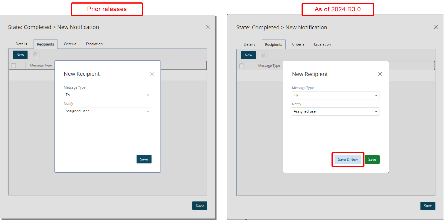 Save and Add Another Recipient in Workflow Notifications
