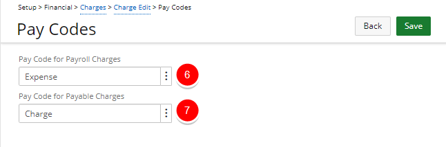 Select Pay Codes