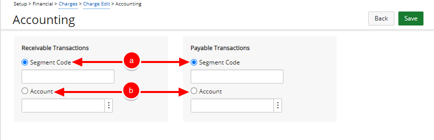 Select/enter the required option(s)
