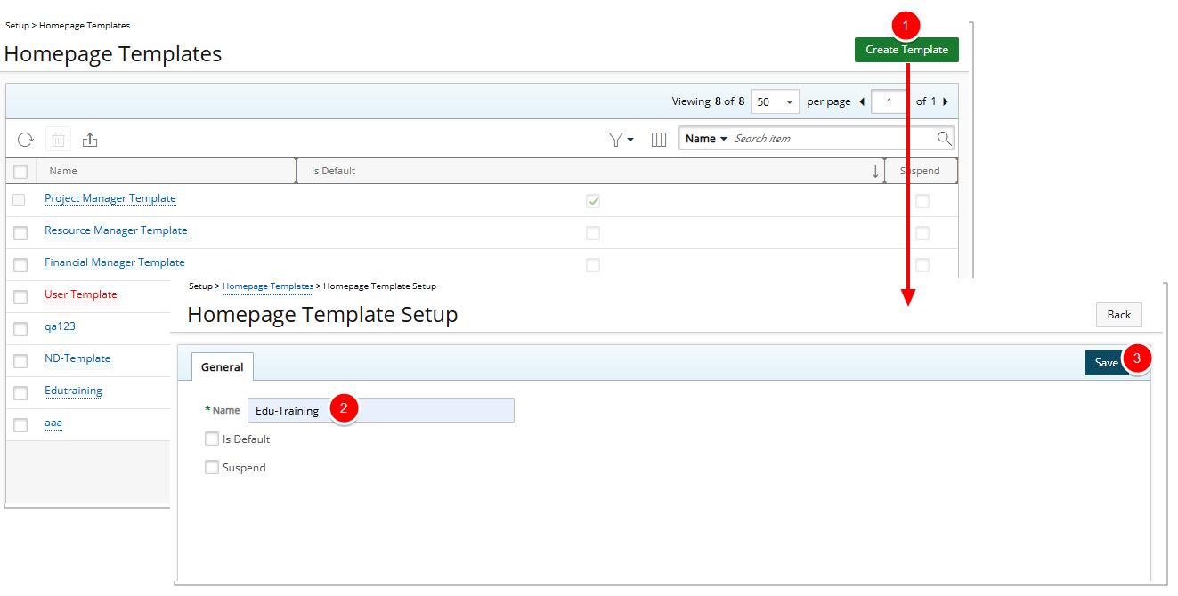 Create a Custom Homepage Template.