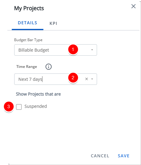 Configuration - My Projects