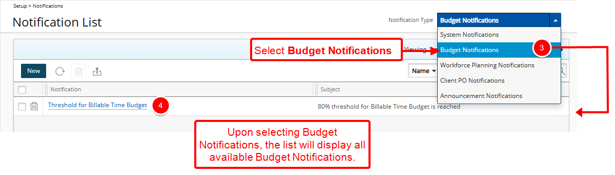 System Notifications