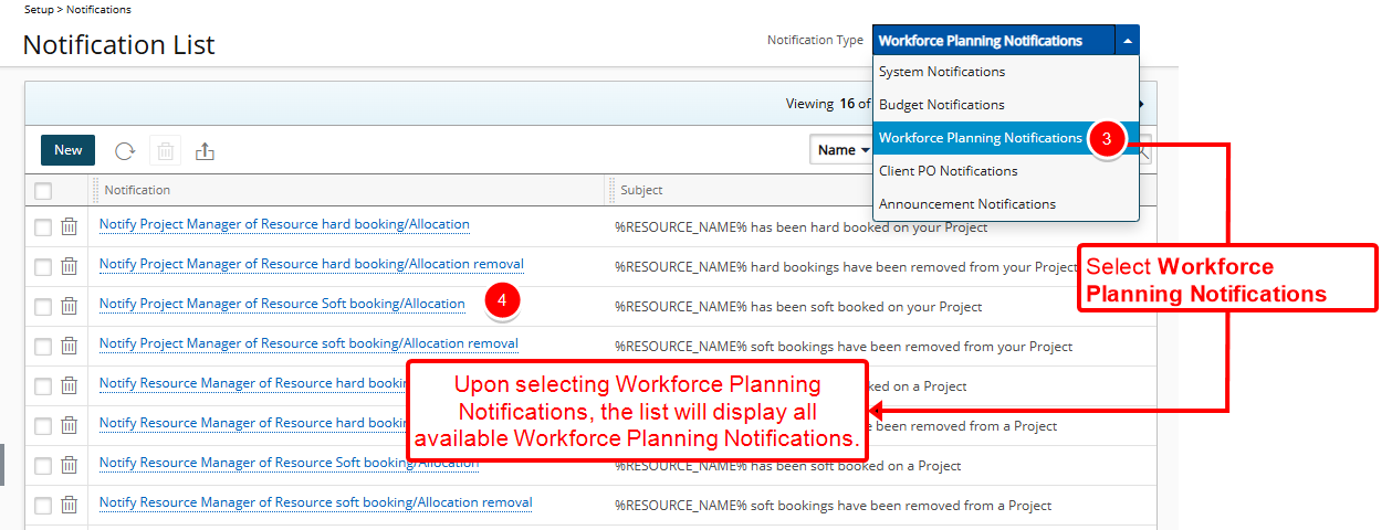System Notifications