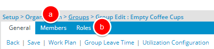 View the Groups page