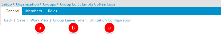 View the Groups page