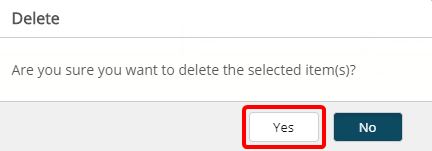 Click Yes