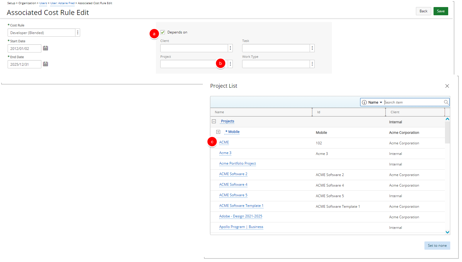 Select any applicable dependencies