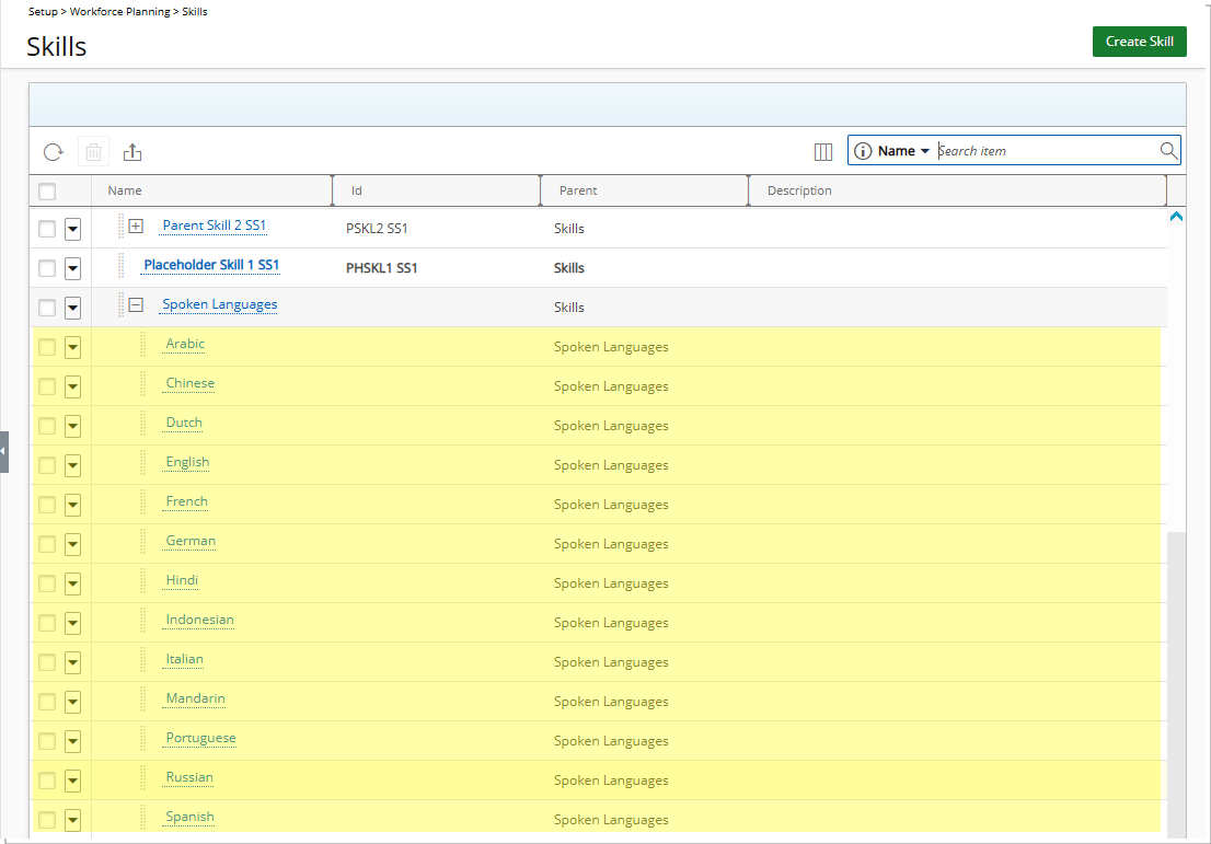Navigate to page to where items were imported