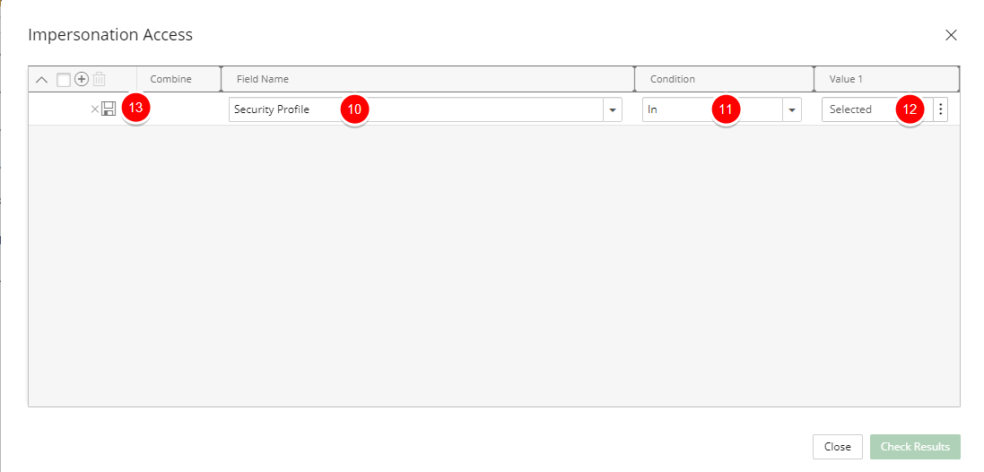 Select the user
