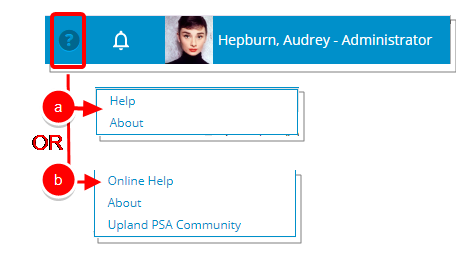 The Help Menu