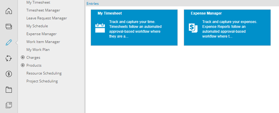 View the Navigation Menu