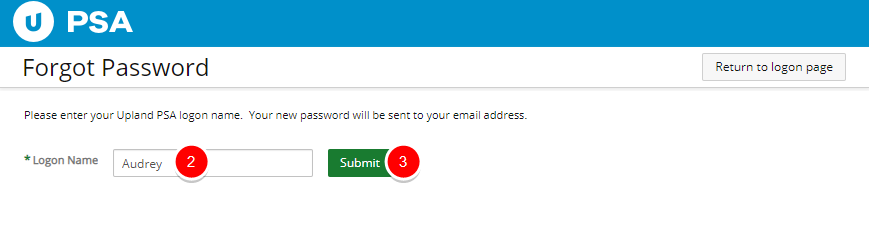 Enter your logon name