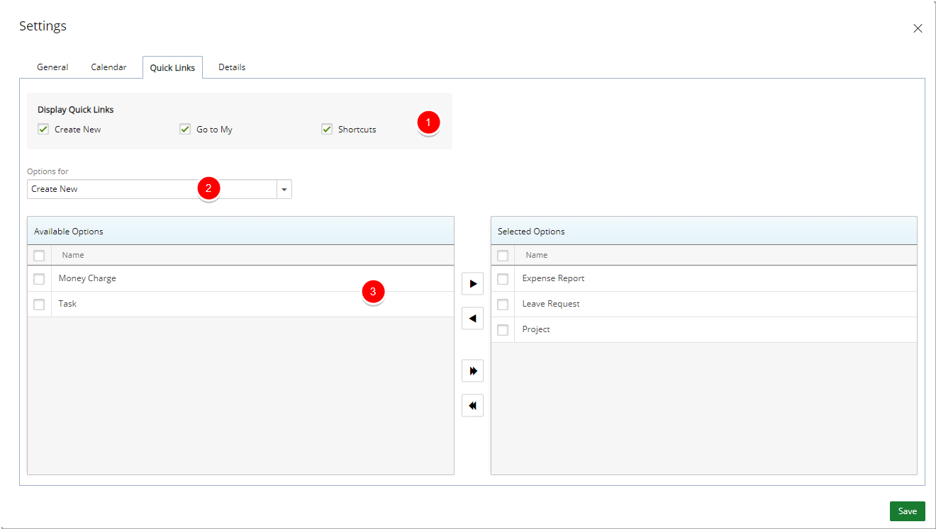 Access your user profile menu