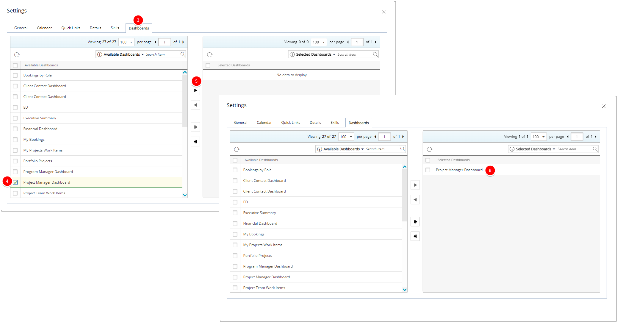 Access your user profile menu