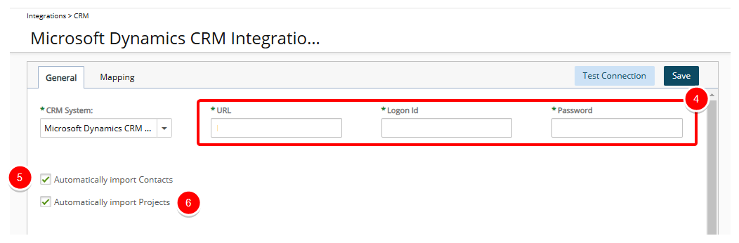Setting Up the Connection to Microsoft Dynamics CRM