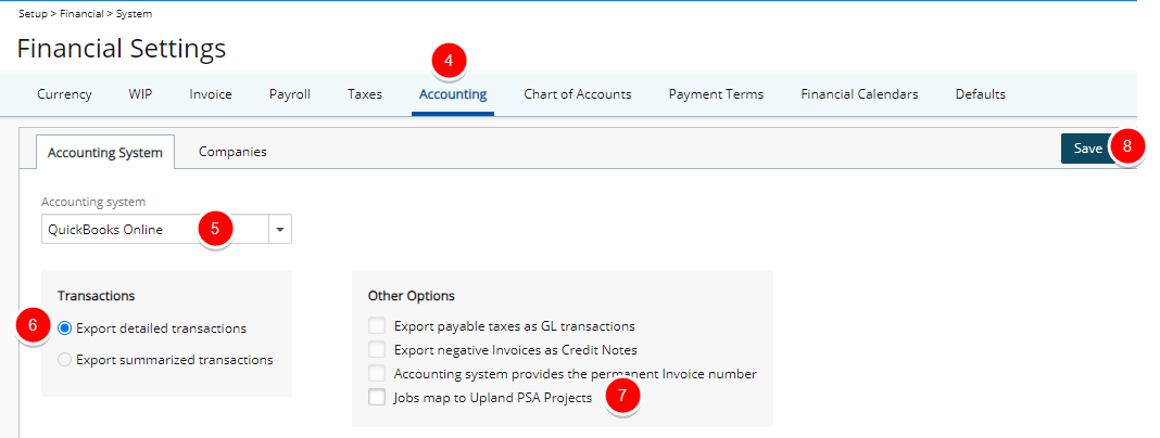 QuickBooks Online Accounting system setup