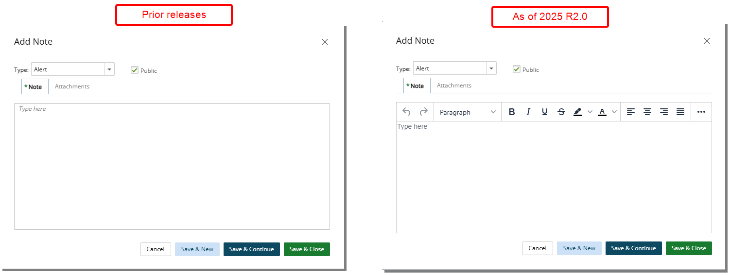 Enhanced Notes with Rich Text Editor