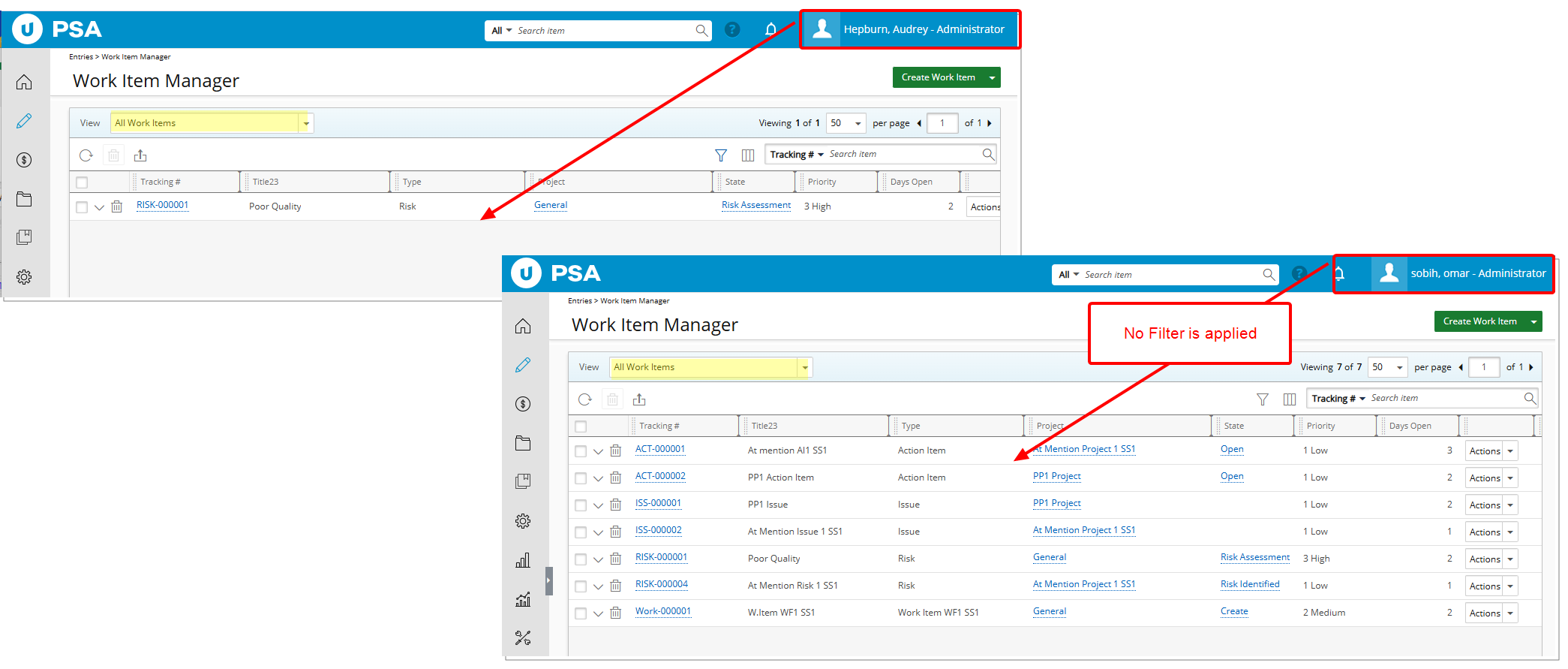 On-Page Filters now exclusive to logged Users