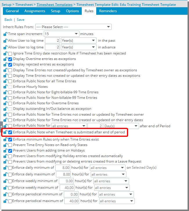 Enforce Public Note when Timesheet is submitted after end of period