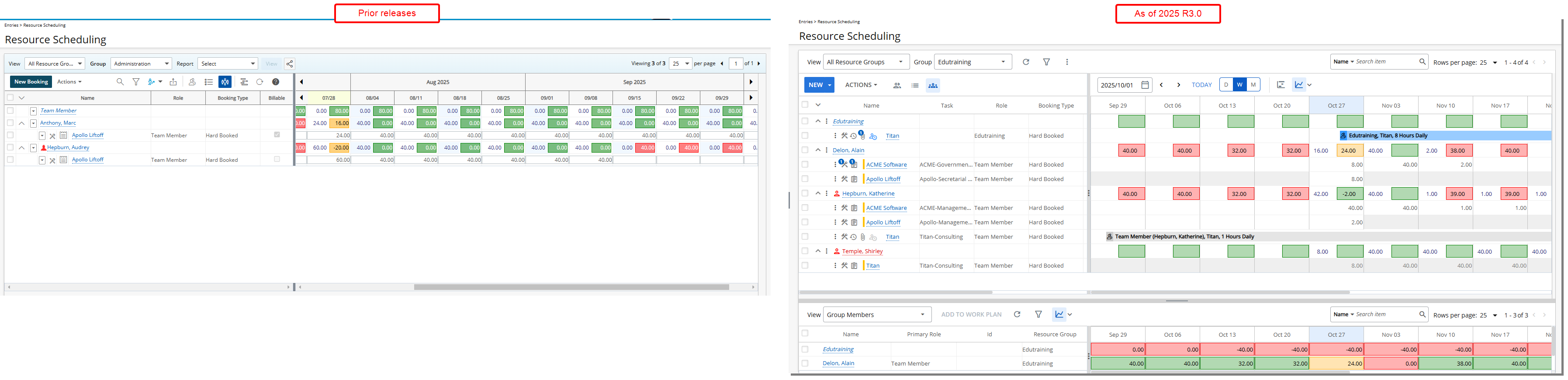 When you modify a booking using Quick Edit from the booking context menu, the UI elements now follow the modern Upland design