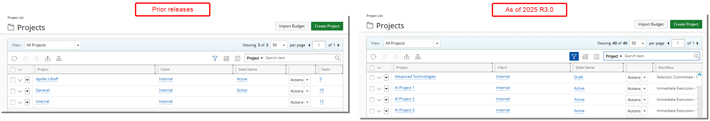 Revamped Advanced Filter Button