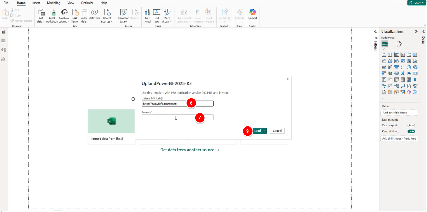 Paste the copied Token into the Token field
