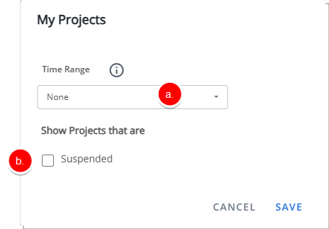 Configuration - My Projects
