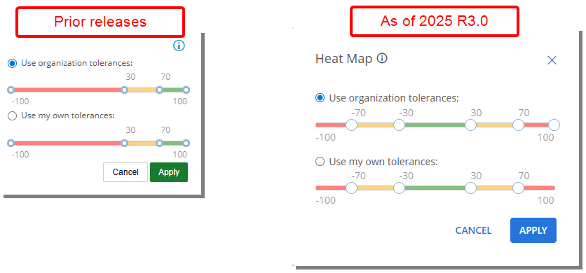 Improved Heat Map Configuration Dialog Box