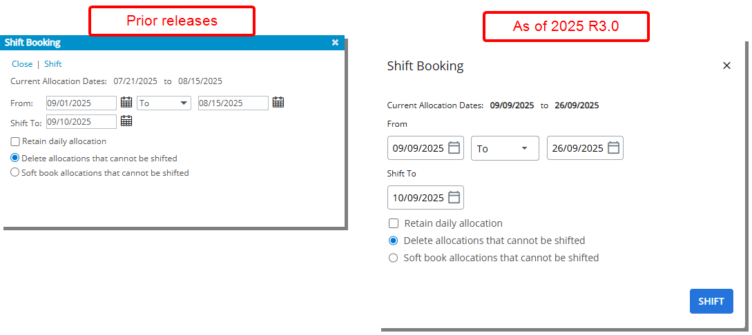 Shift Booking