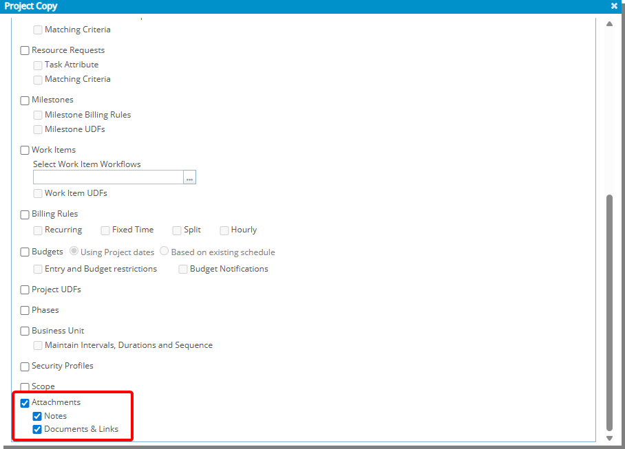 Copy Project Attachments During Project Copy