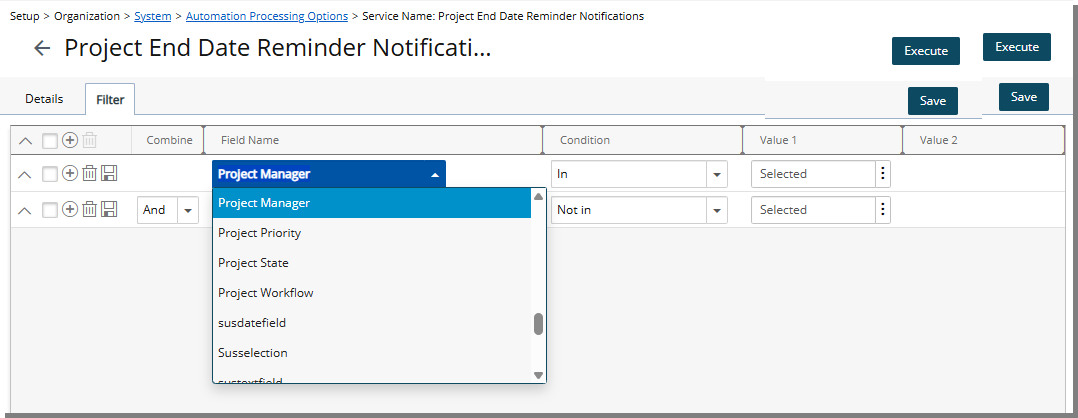 New Milestone Target Completion Date Reminder System Notification
