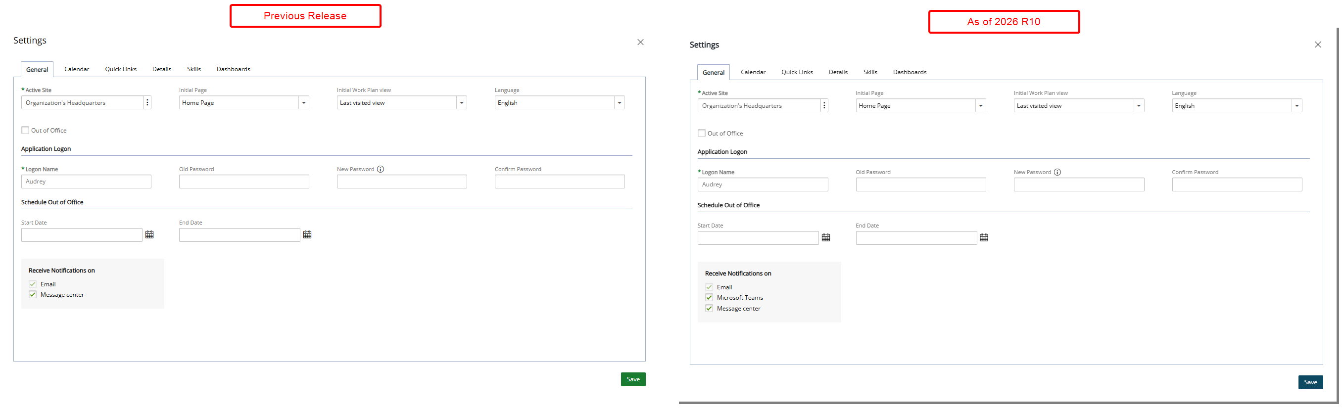 Improved  Save Button Styling