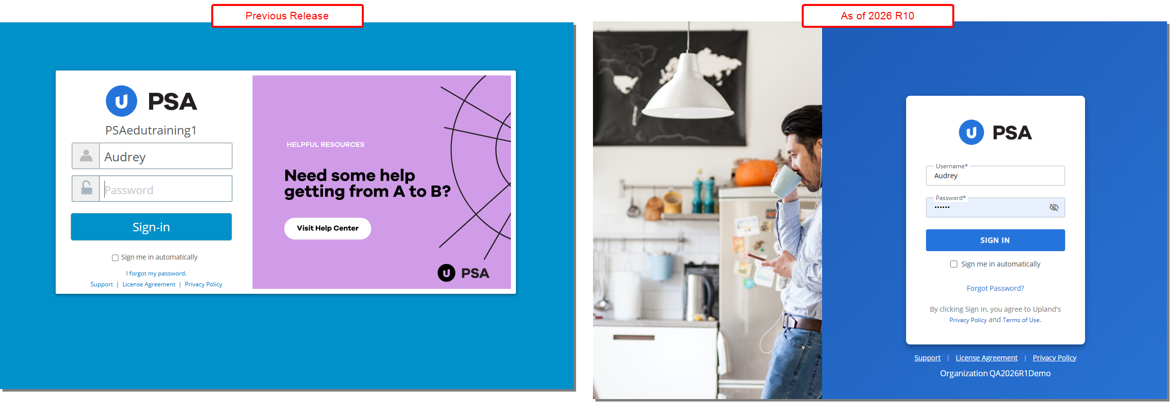 Modernized Logon Page