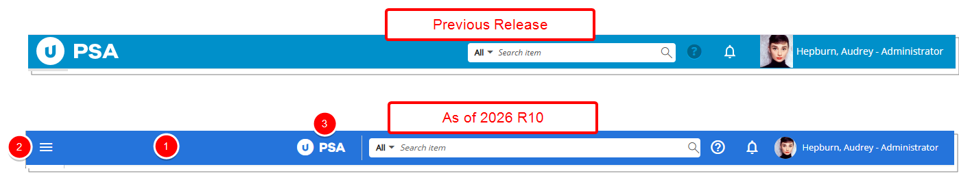 PSA Logo and Header Layout Update