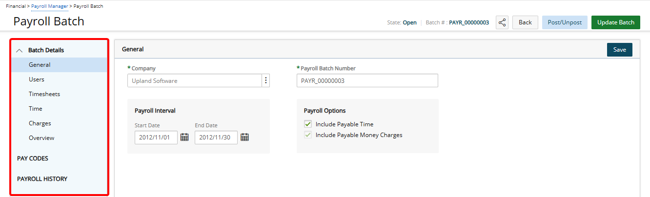 Select Expense Reports
