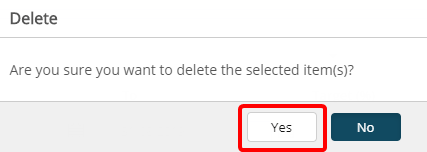 Click Yes