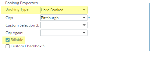 Set the Booking