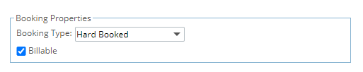 Set the Booking Properties