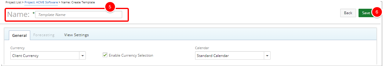 Click the Override Forecast Setting option