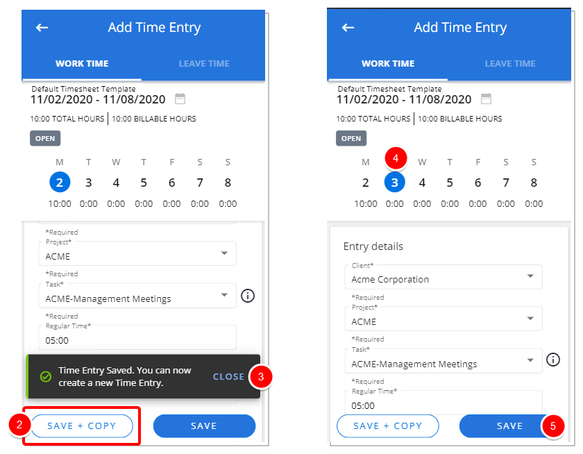 Tap Save + Copy