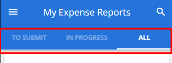 My Expense Reports