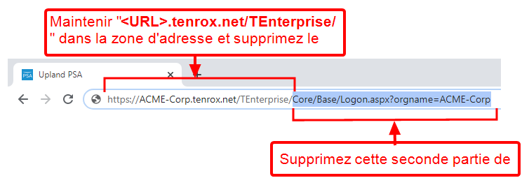 Supprimer la deuxième partie de l'URL